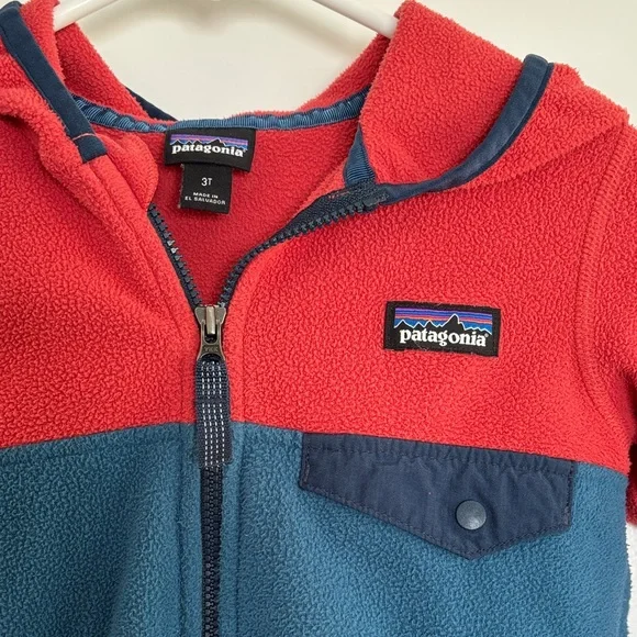 Patagonia Kids Micro D Snap-T Fleece Jacket. Size 3T - Picture 2 of 4